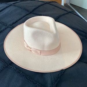 Lack Of Color Cream and Pink Hat